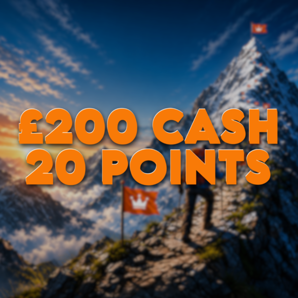 £200 Cash | 20 Points