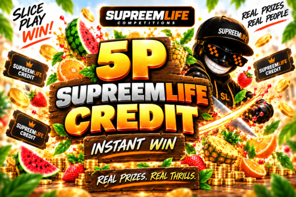 5P Supreemlife Credits | £0.05 Site Credit